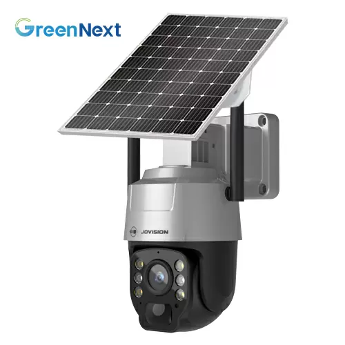 Jovision 3MP Solar-Powered Full-Color Wi-Fi Pan Tilt Camera with smart AI surveillance and night vision in Bangladesh