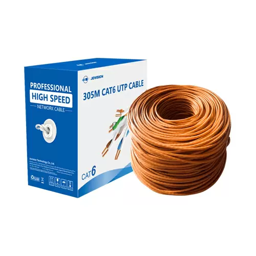 Jovision CAT6 UTP Cable for high-speed network transmission and reliable surveillance connectivity in Bangladesh