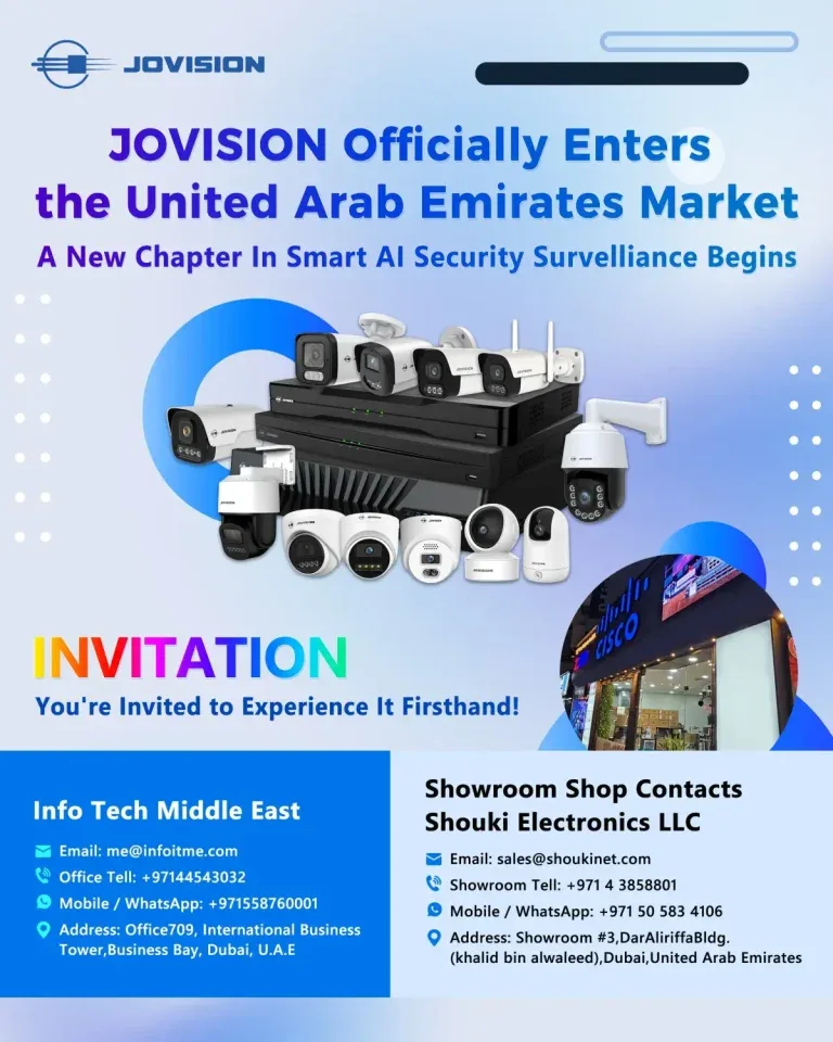 JOVISION Officially Enters the UAE Market, Ushering in a New Era of Smart Security