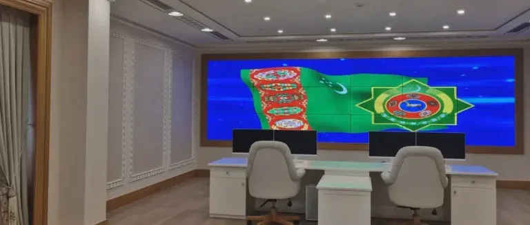 Monitoring Center Project in Government Building in Turkmenistan
